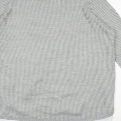 Womens UK Size 10 Dorothy Perkins Grey Pullover Jumper