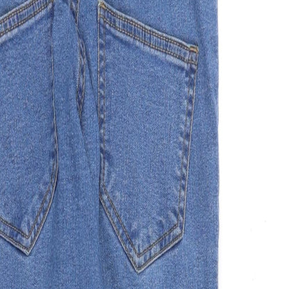 Dont think twice Womens Blue Cotton Skinny Jeans Size 8 L27 in Regular Zip