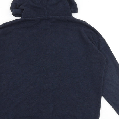 Womens UK Size S Marks and Spencer Blue Full Zip Jumper