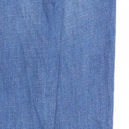 Gap Womens Blue Cotton Skinny Jeans Size 28 in L30 in Regular Zip