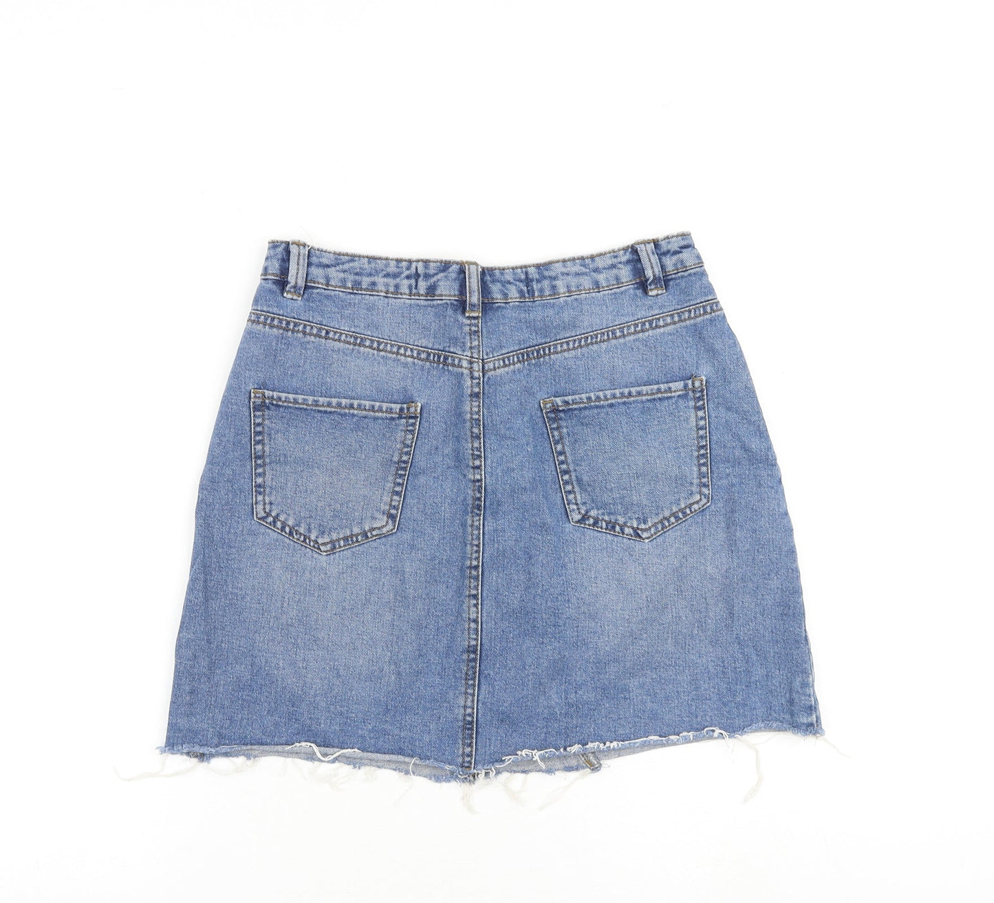 Womens UK Size 8 Denim & Co. A-Line Denim Skirt