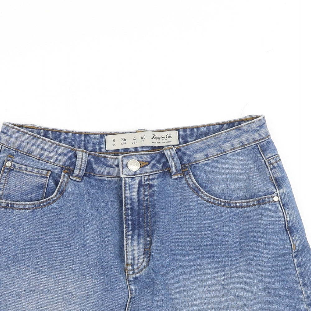 Womens UK Size 8 Denim & Co. A-Line Denim Skirt