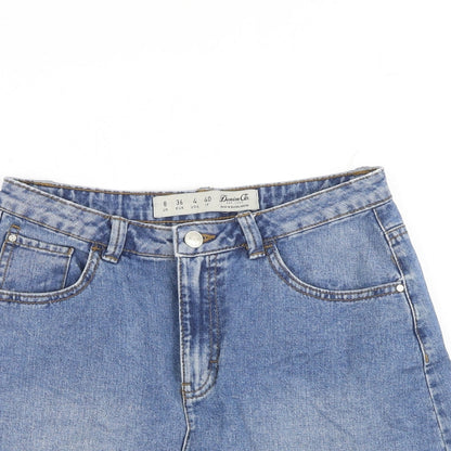Womens UK Size 8 Denim & Co. A-Line Denim Skirt
