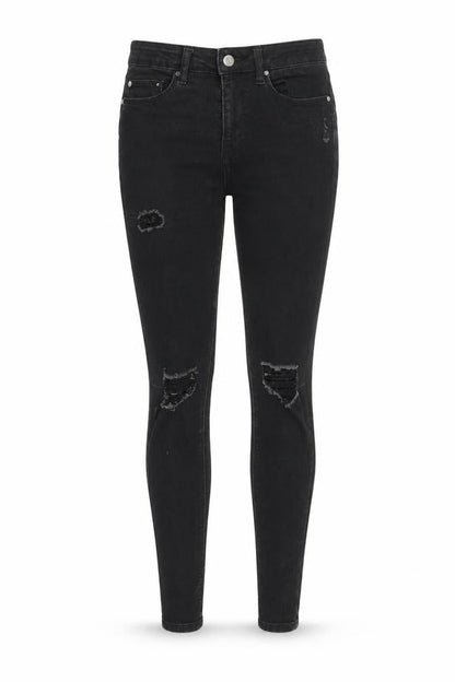 Womens UK Size 26 in Very Slim Fit Skinny Black Jeans