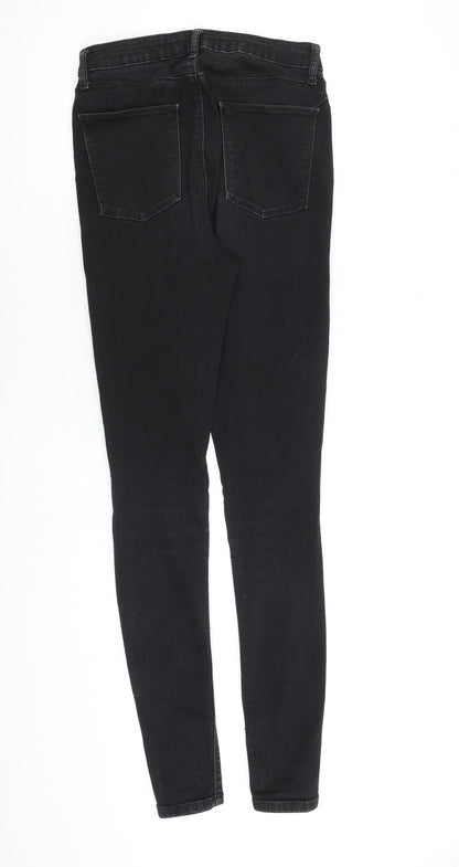 Very Womens Black Cotton Skinny Jeans Size 26 in L33 in Slim Zip
