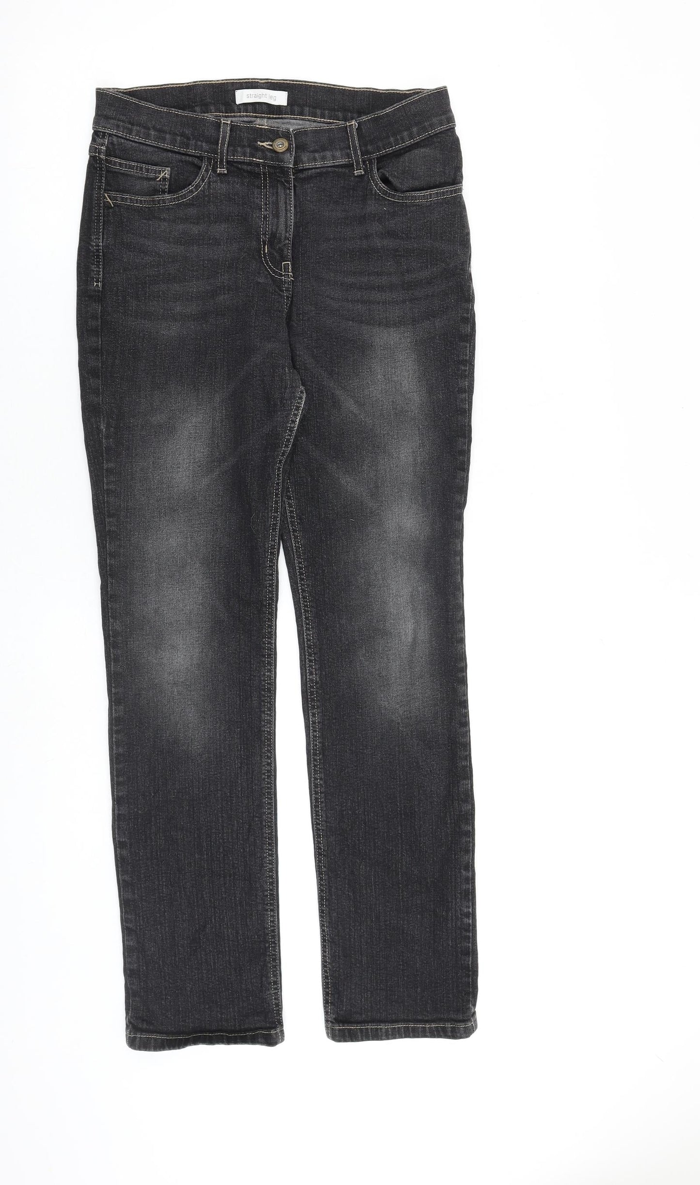 Womens UK Size 10 Marks and Spencer Regular Fit Skinny Grey Jeans