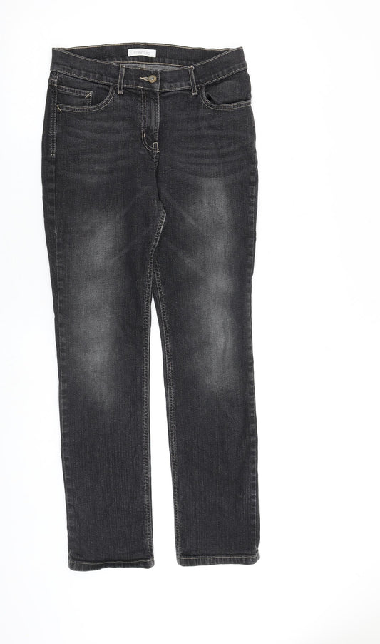 Womens UK Size 10 Marks and Spencer Regular Fit Skinny Grey Jeans