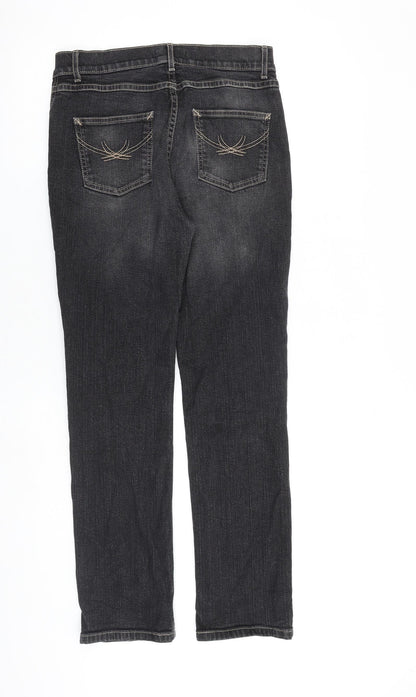 Womens UK Size 10 Marks and Spencer Regular Fit Skinny Grey Jeans