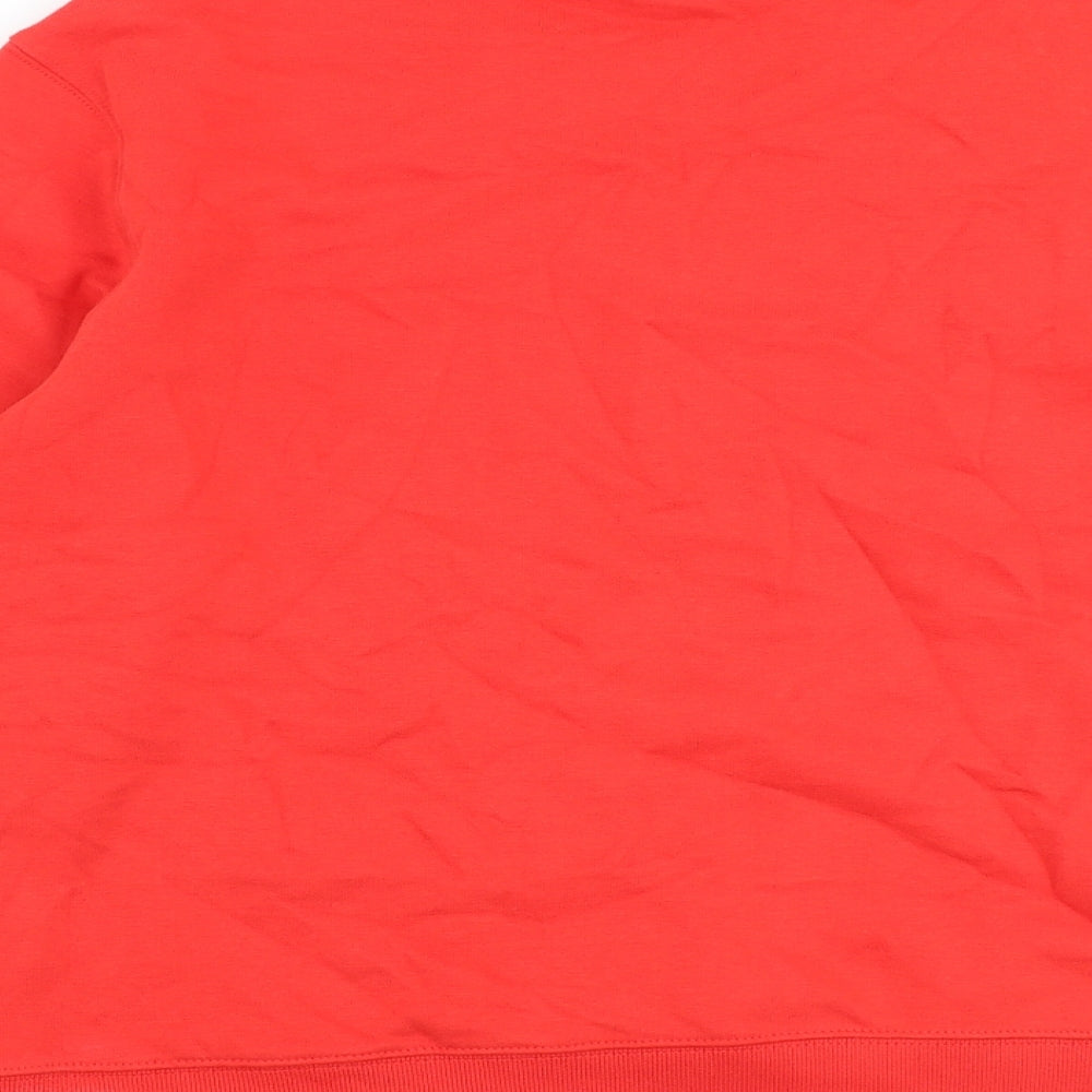 Womens UK Size S Marks and Spencer Red Pullover Sweatshirt