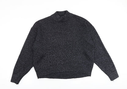 Womens UK Size M Zara Black Pullover Jumper