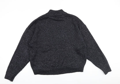 Womens UK Size M Zara Black Pullover Jumper