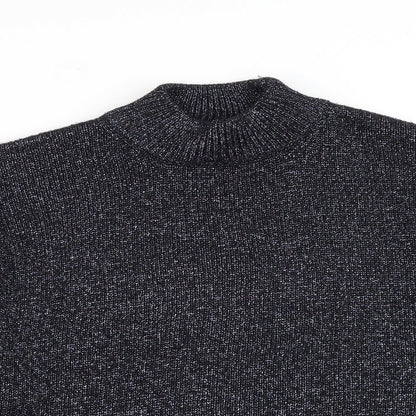 Womens UK Size M Zara Black Pullover Jumper