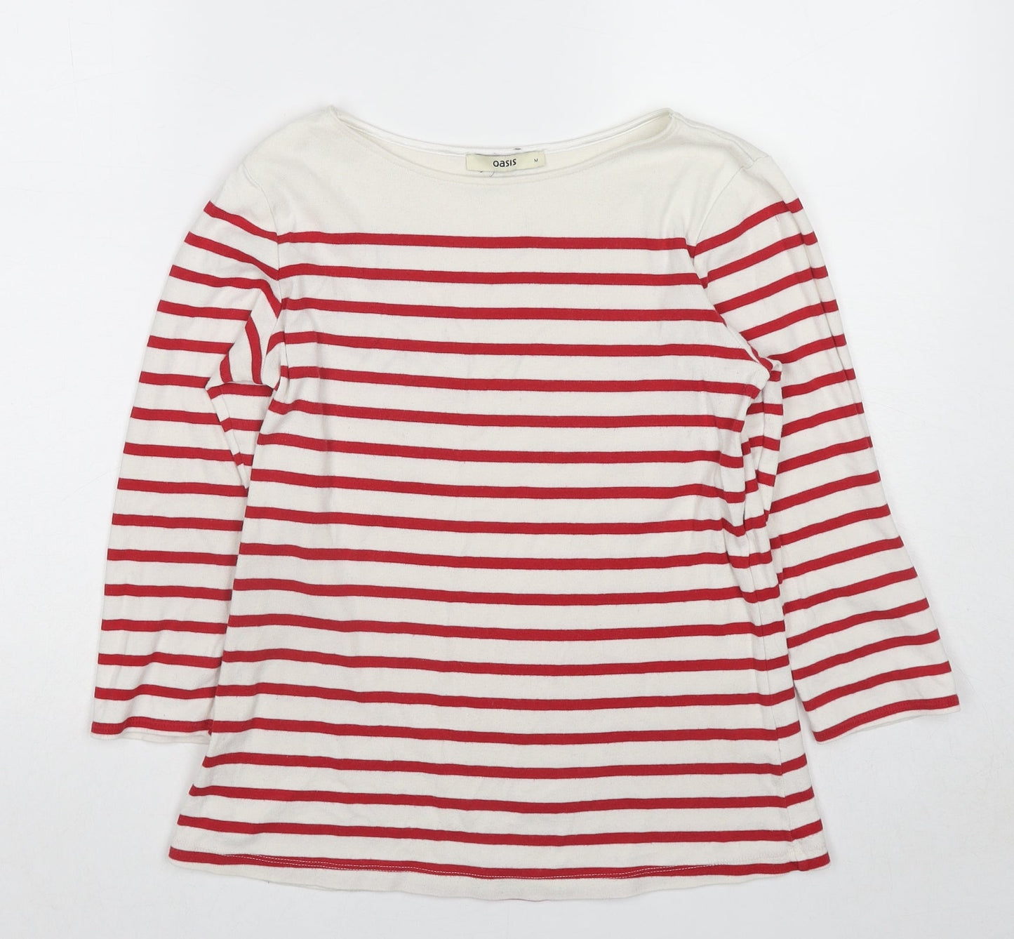 Womens UK Size M Oasis Red Basic T-Shirt