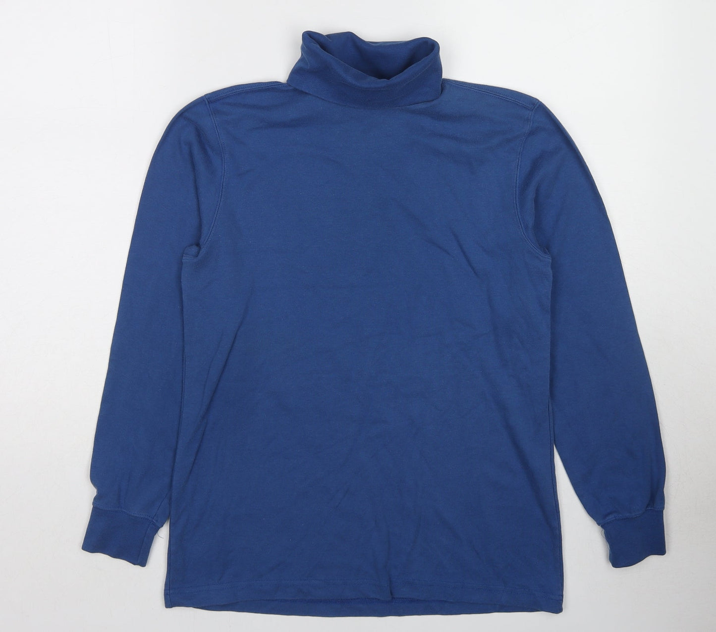Womens UK Size 4 Lands' End Blue Pullover Sweatshirt