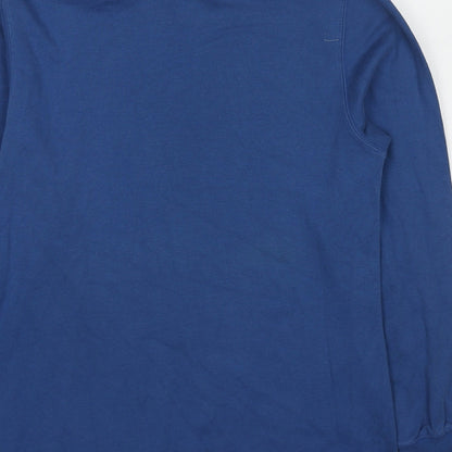 Womens UK Size 4 Lands' End Blue Pullover Sweatshirt