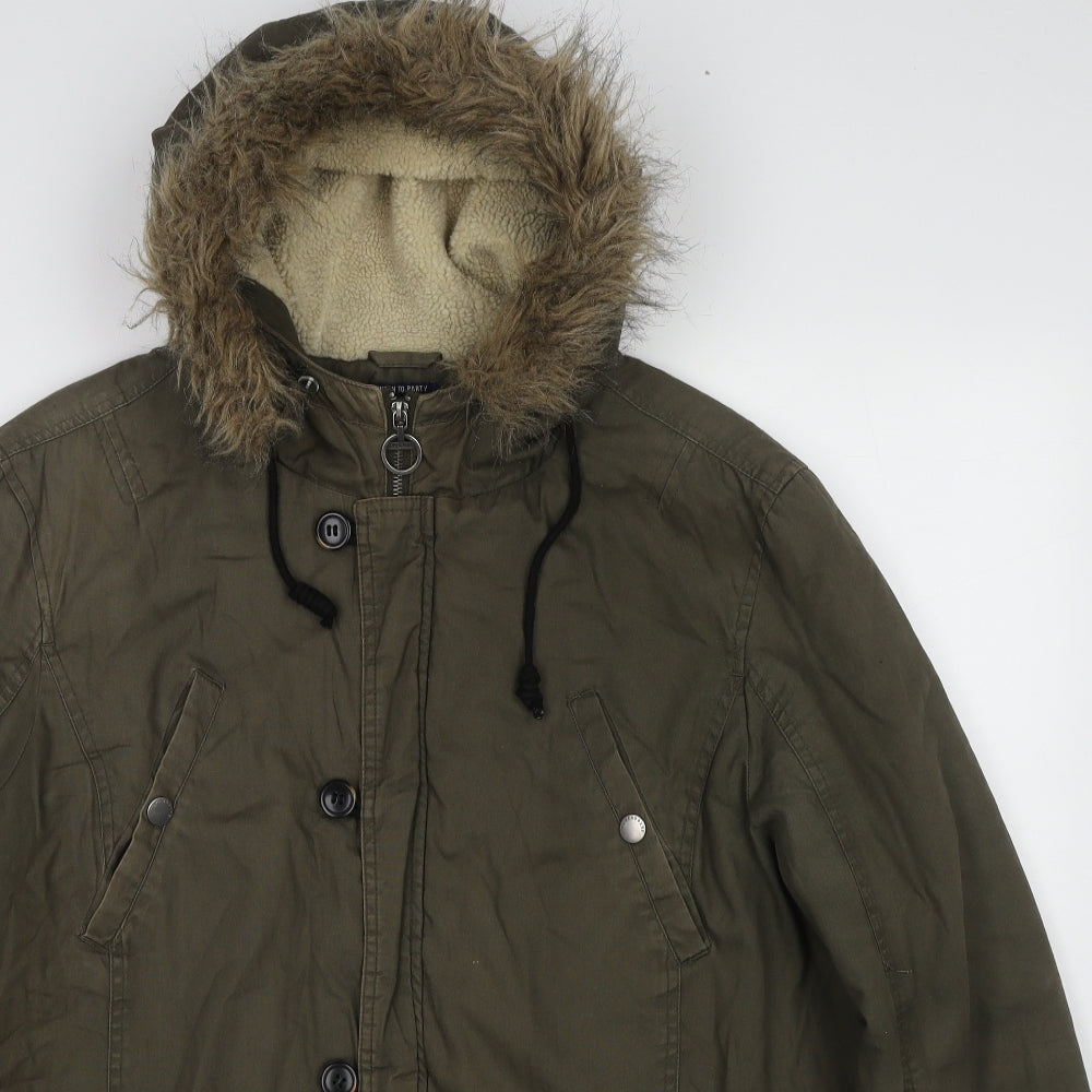 Womens UK Size XL Threadbare Green Jacket