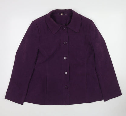 Womens UK Size 16 EWM Purple Jacket
