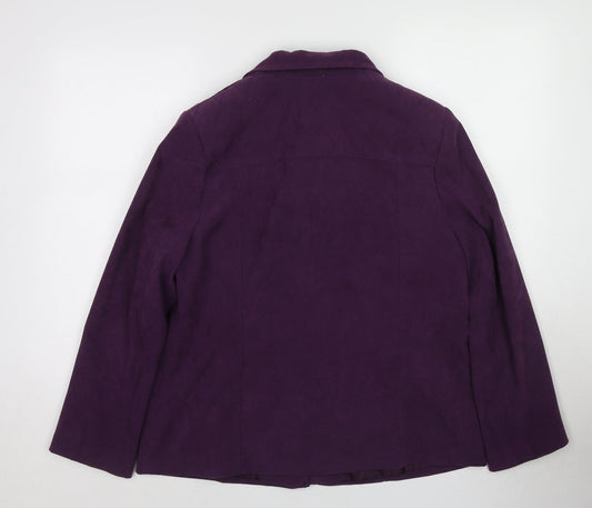 Womens UK Size 16 EWM Purple Jacket