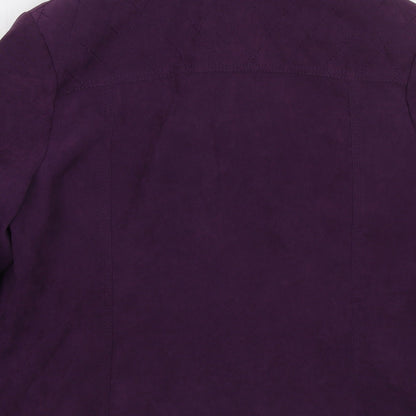 Womens UK Size 16 EWM Purple Jacket