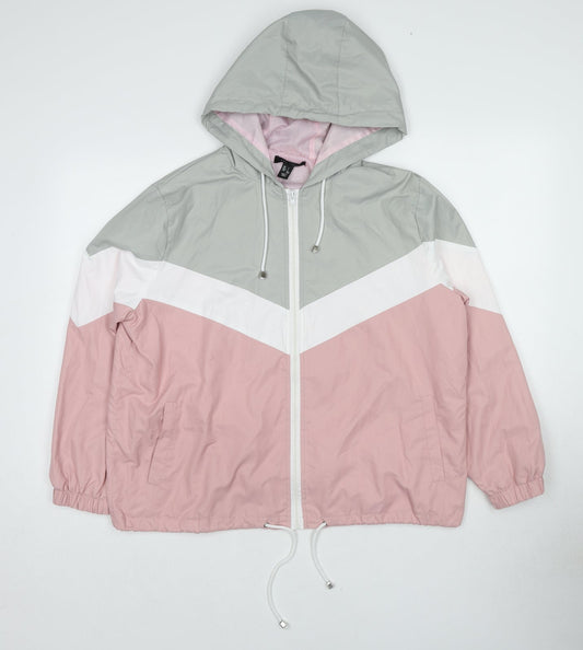 Womens UK Size L New Look Pink Jacket
