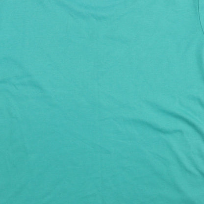 Womens UK Size S Paramour Green Basic T-Shirt