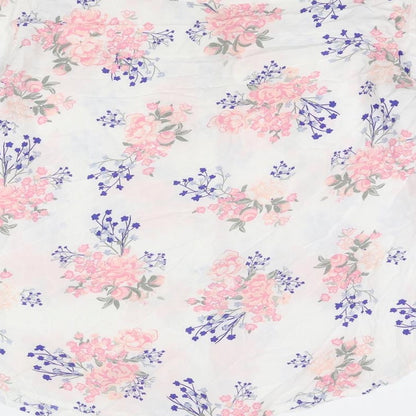 Divided by H&M Womens Multicoloured Floral Viscose Basic Button-Up Size 14 Collared