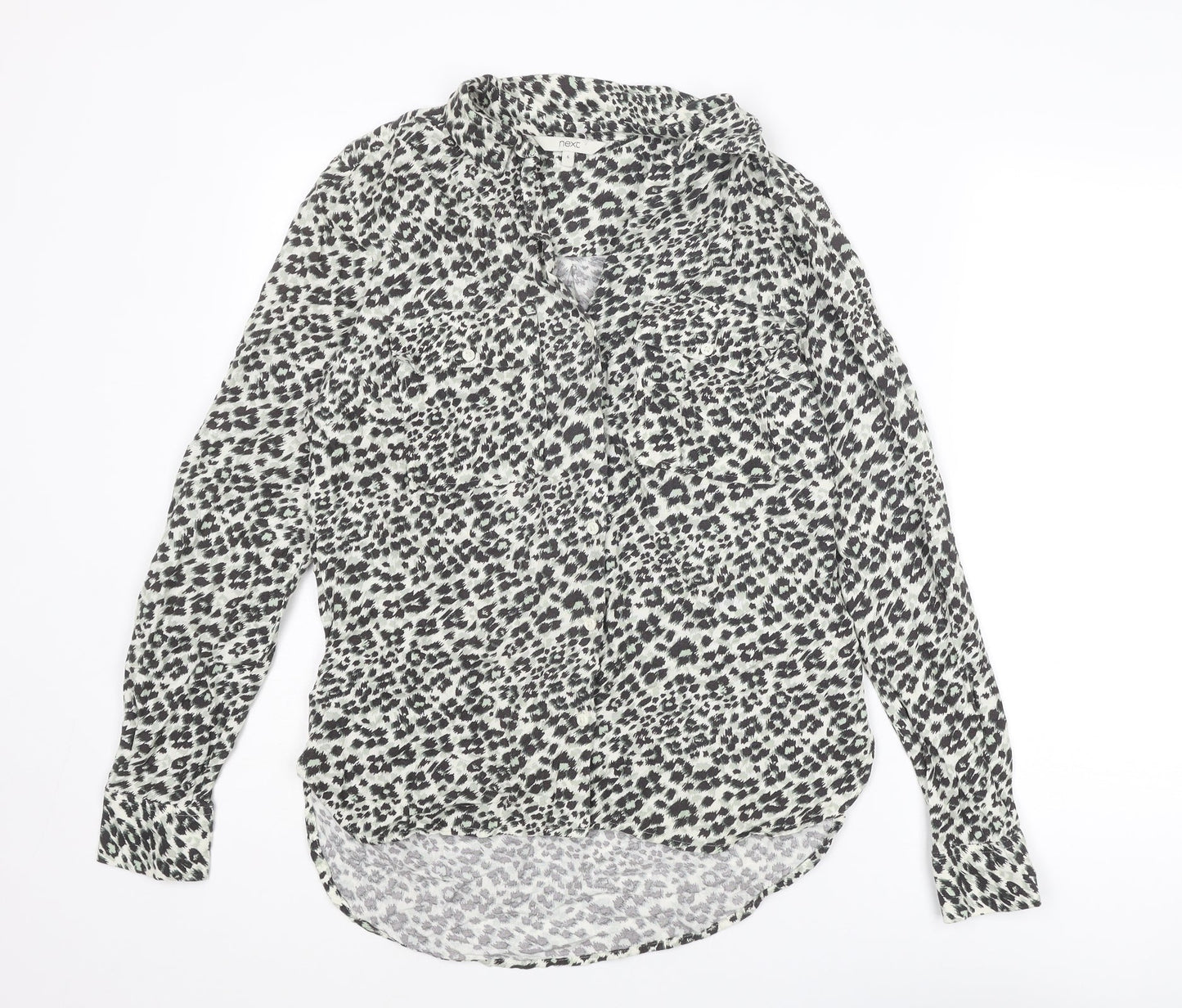 Womens UK Size 6 NEXT Multicoloured Basic Button-Up