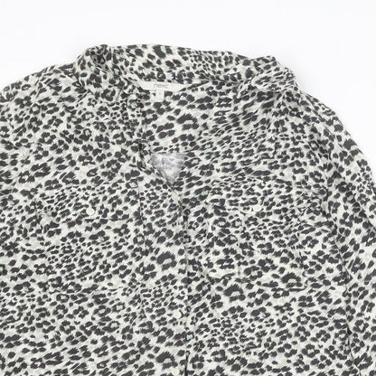 Womens UK Size 6 NEXT Multicoloured Basic Button-Up