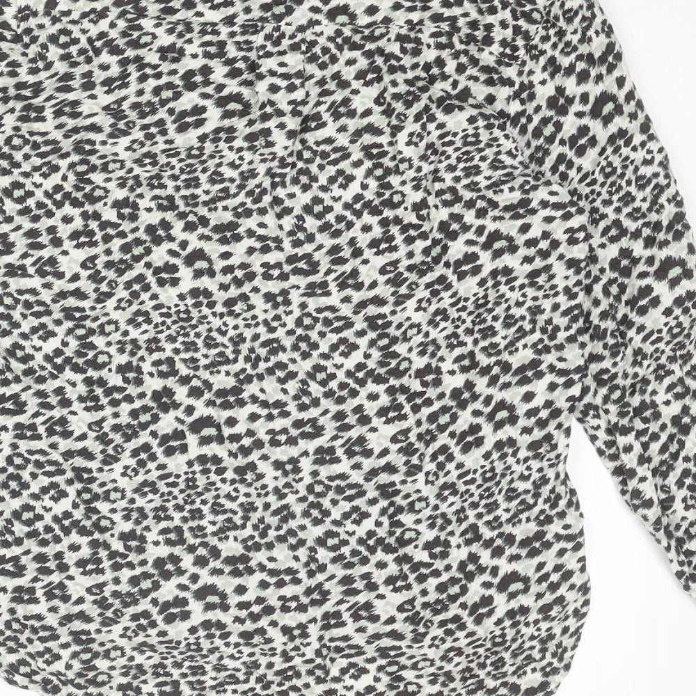 Womens UK Size 6 NEXT Multicoloured Basic Button-Up