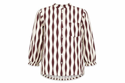 Womens UK Size 12 NEXT Brown Basic Button-Up