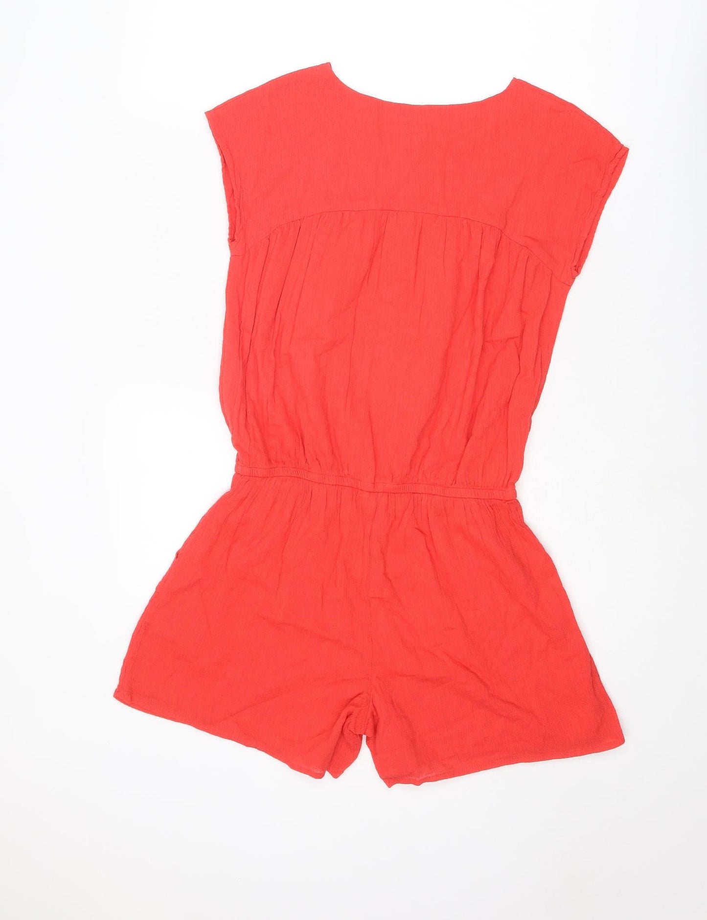 Gap Girls Red Cotton Playsuit One-Piece Size 2XL L4 in Button