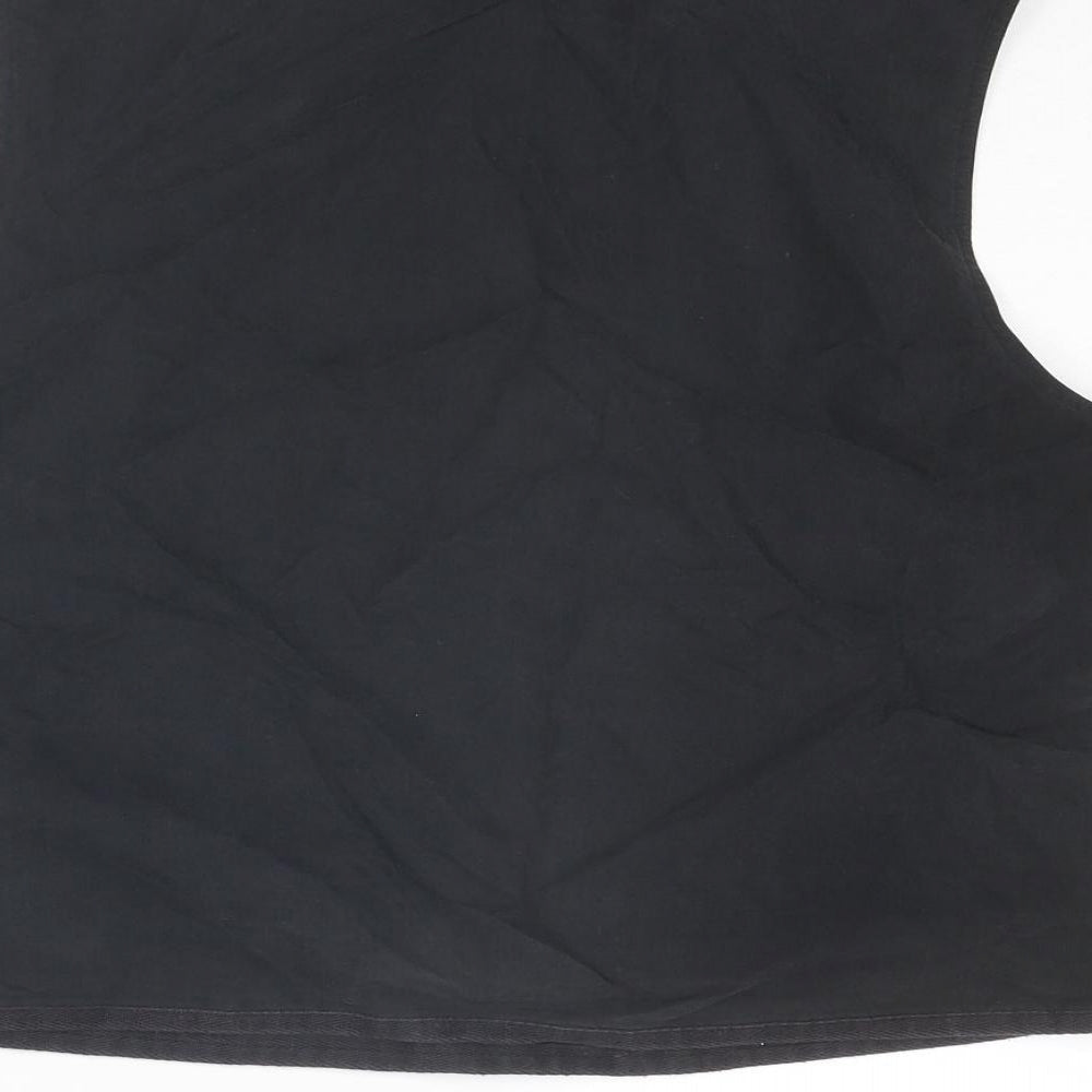 Womens UK Size 16 Oasis Black Basic Tank