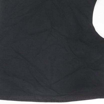 Womens UK Size 16 Oasis Black Basic Tank