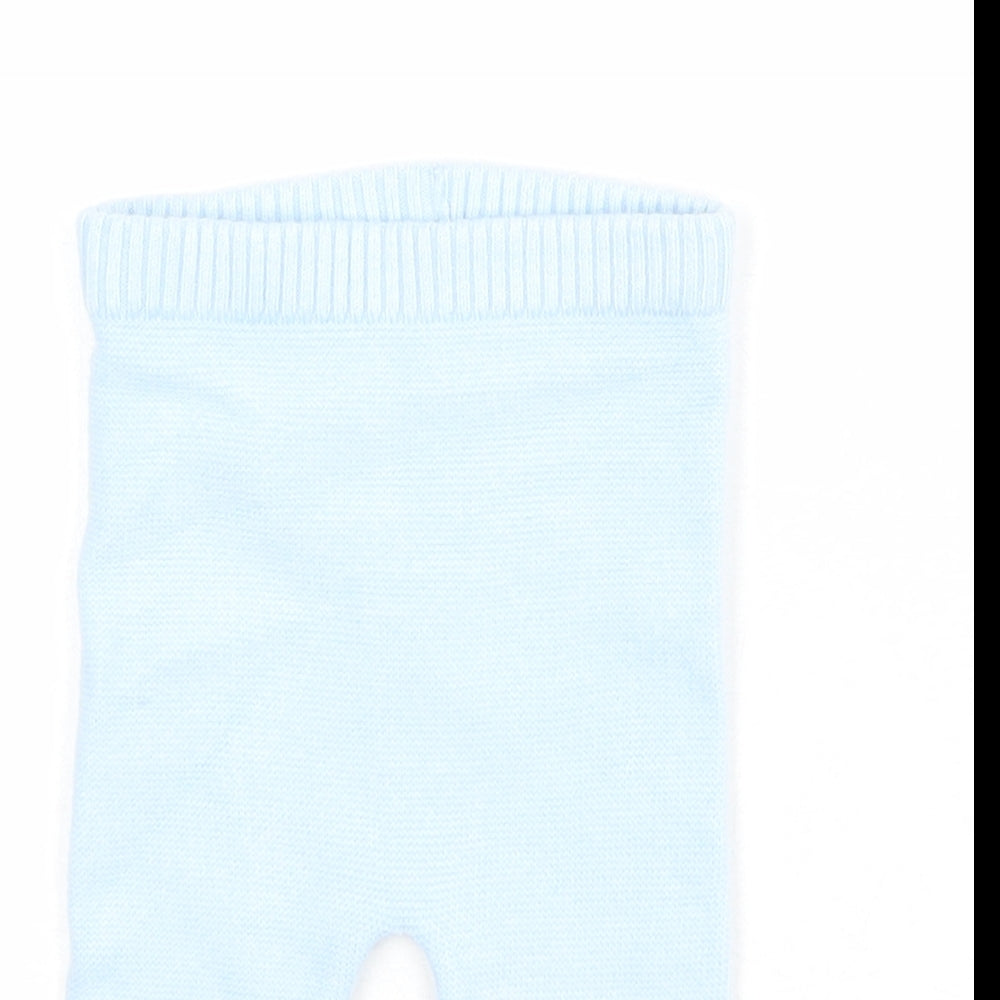 Marks and Spencer Baby Blue Viscose Jogger Leggings Size 3-6 Months Pullover
