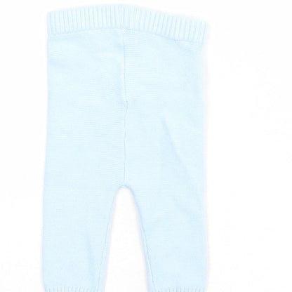 Marks and Spencer Baby Blue Viscose Jogger Leggings Size 3-6 Months Pullover