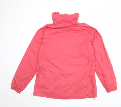 Womens UK Size 12 Hi Gear Pink Windbreaker Coat