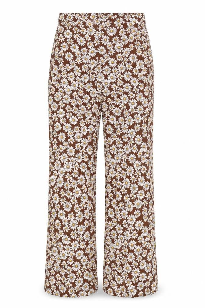 Womens UK Size S Divided by H&M Regular Fit  Brown Trousers