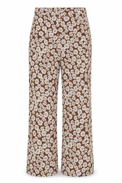 Womens UK Size S Divided by H&M Regular Fit  Brown Trousers