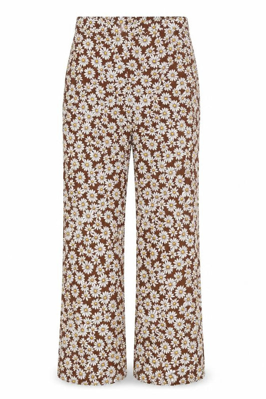 Womens UK Size S Divided by H&M Regular Fit  Brown Trousers