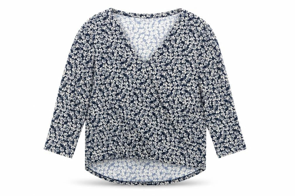 Womens UK Size S Tahari Blue Basic Blouse