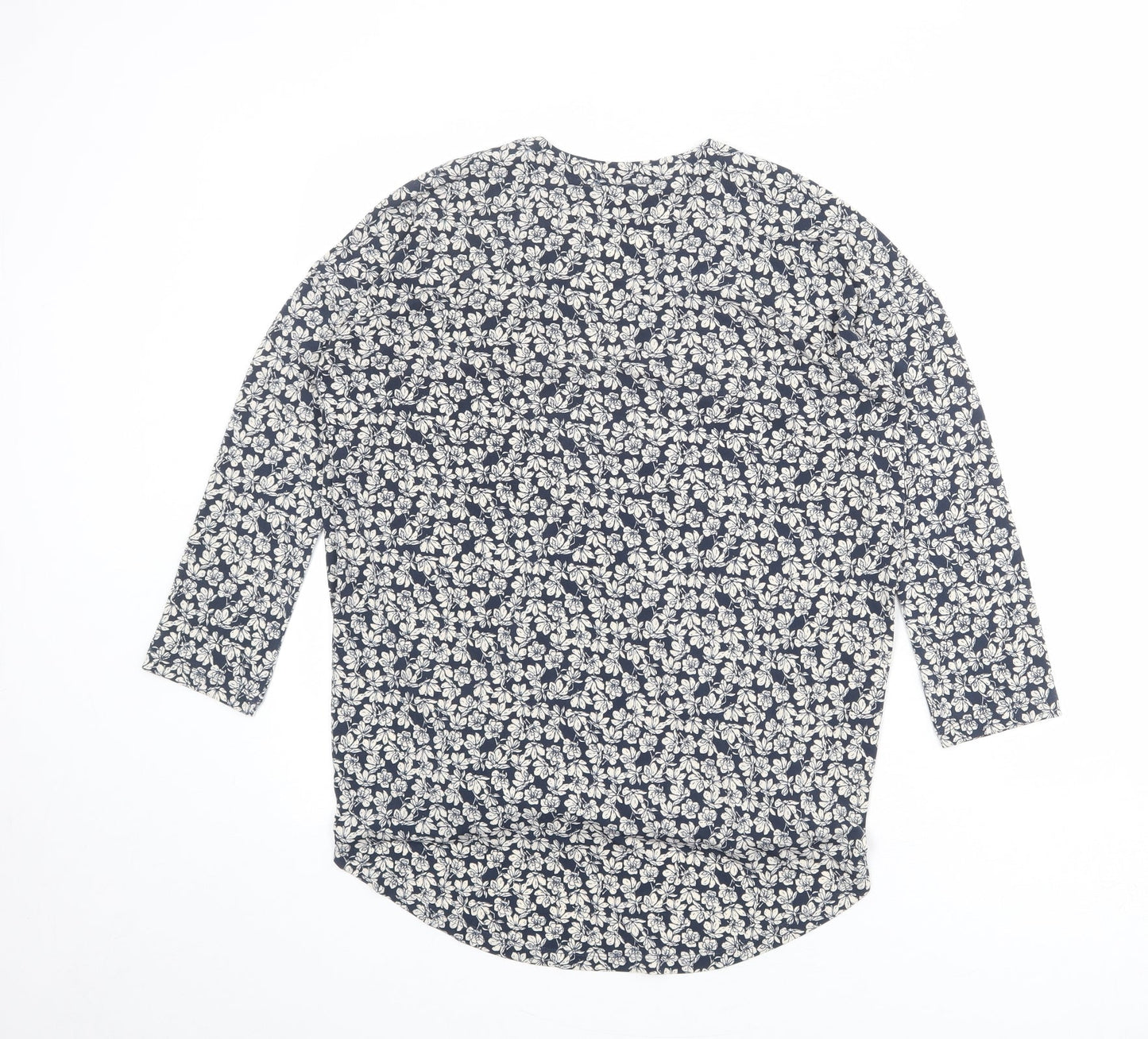 Womens UK Size S Tahari Blue Basic Blouse