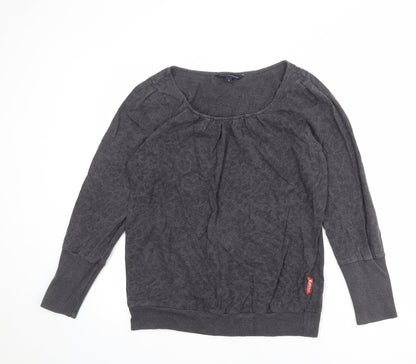 Womens UK Size L French Connection Grey Pullover Sweatshirt