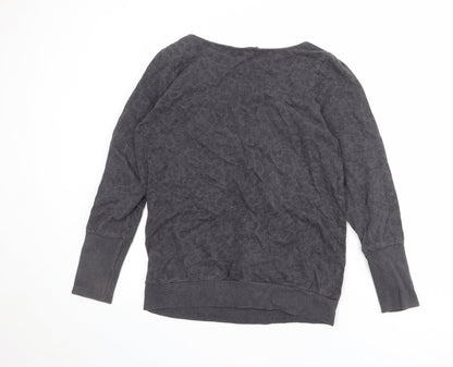 Womens UK Size L French Connection Grey Pullover Sweatshirt