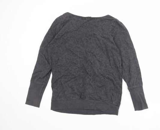 Womens UK Size L French Connection Grey Pullover Sweatshirt