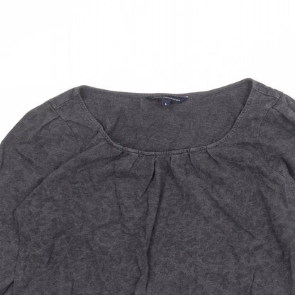 Womens UK Size L French Connection Grey Pullover Sweatshirt