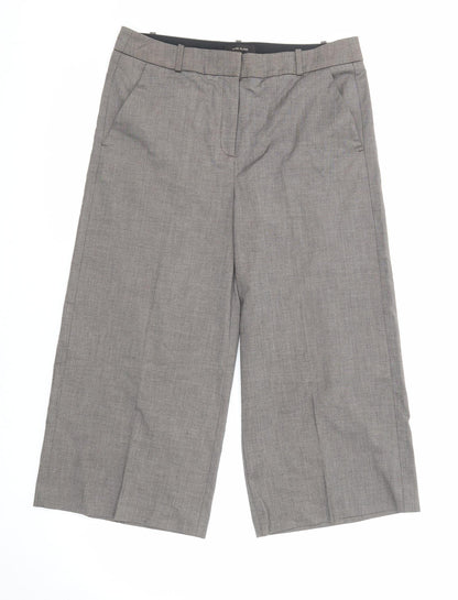 River Island Womens Brown Polyester Dress Pants Trousers Size 10 L24 in Regular Zip