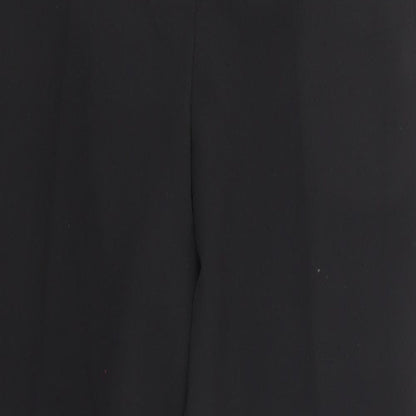 Womens UK Size 10 Miss Selfridge Regular Fit Chino Black Trousers