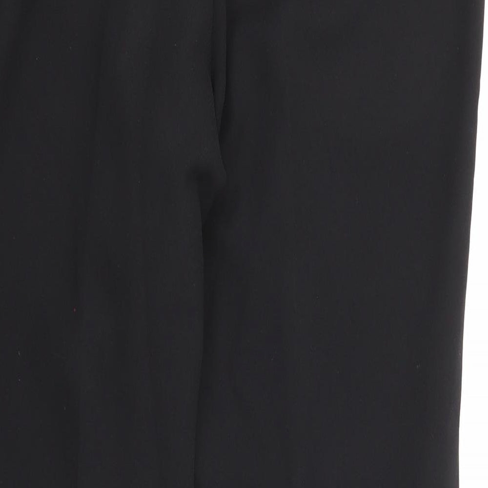 Womens UK Size 10 Miss Selfridge Regular Fit Chino Black Trousers