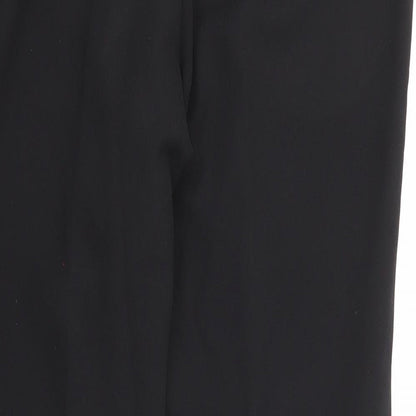 Womens UK Size 10 Miss Selfridge Regular Fit Chino Black Trousers