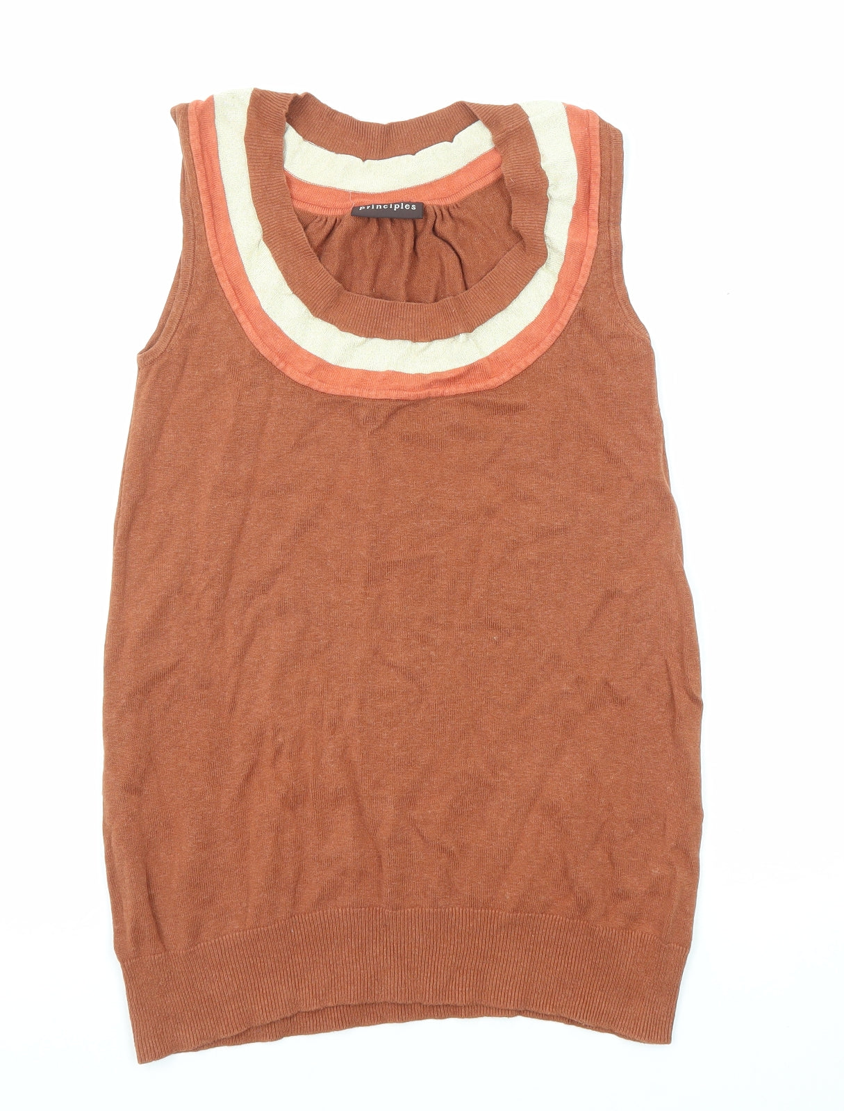 Womens UK Size 12 Principles Brown Pullover Jumper